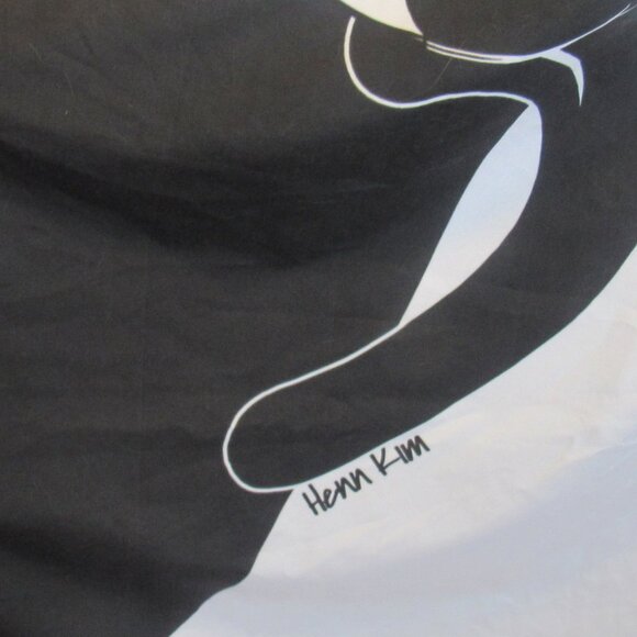 Henn Kim Woman Fishing in a Tea Cup Wall Hanging, Society6, 50.5" x 60.5"   D890 - Picture 3 of 8